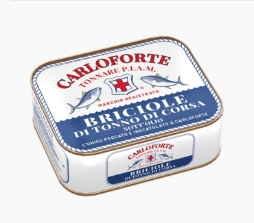 Briciole di tonno sott'olio (350 gr) - tonnare di carloforte