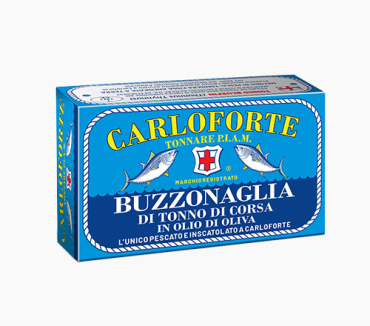 Buzzonaglia di tonno sott'olio di Carloforte