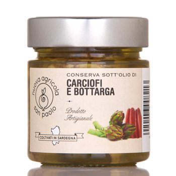 Carciofi e bottarga sott'olio 