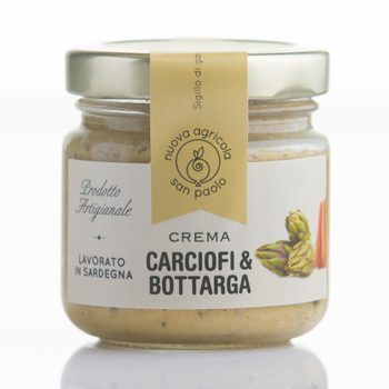 Crema di carciofi e bottarga 