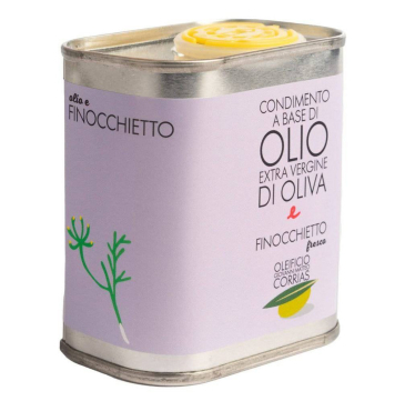 Condimento a base di olio extra vergine di oliva e finocchietto selvatico 