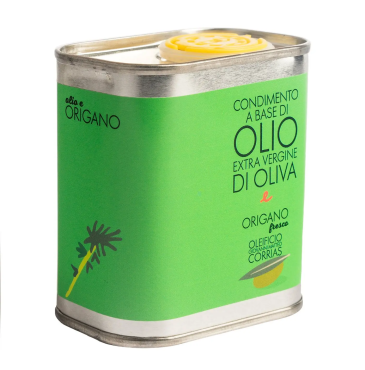 Condimento olio extra vergine di oliva e origano