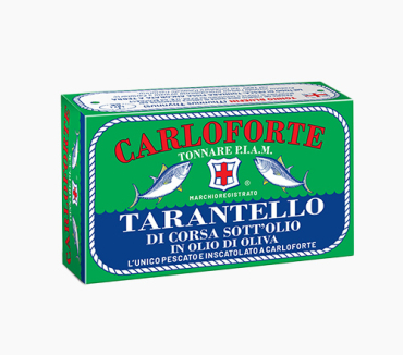 Tarantello di tonno sott'olio (170) - tonnare di carloforte