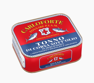 Tonno di corsa sott'olio (350 gr) - tonnare di carloforte